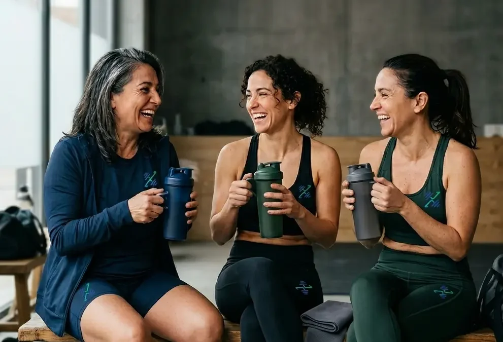 Personas entrenando juntas en ALFA FUERZA Y ARCO CDE
